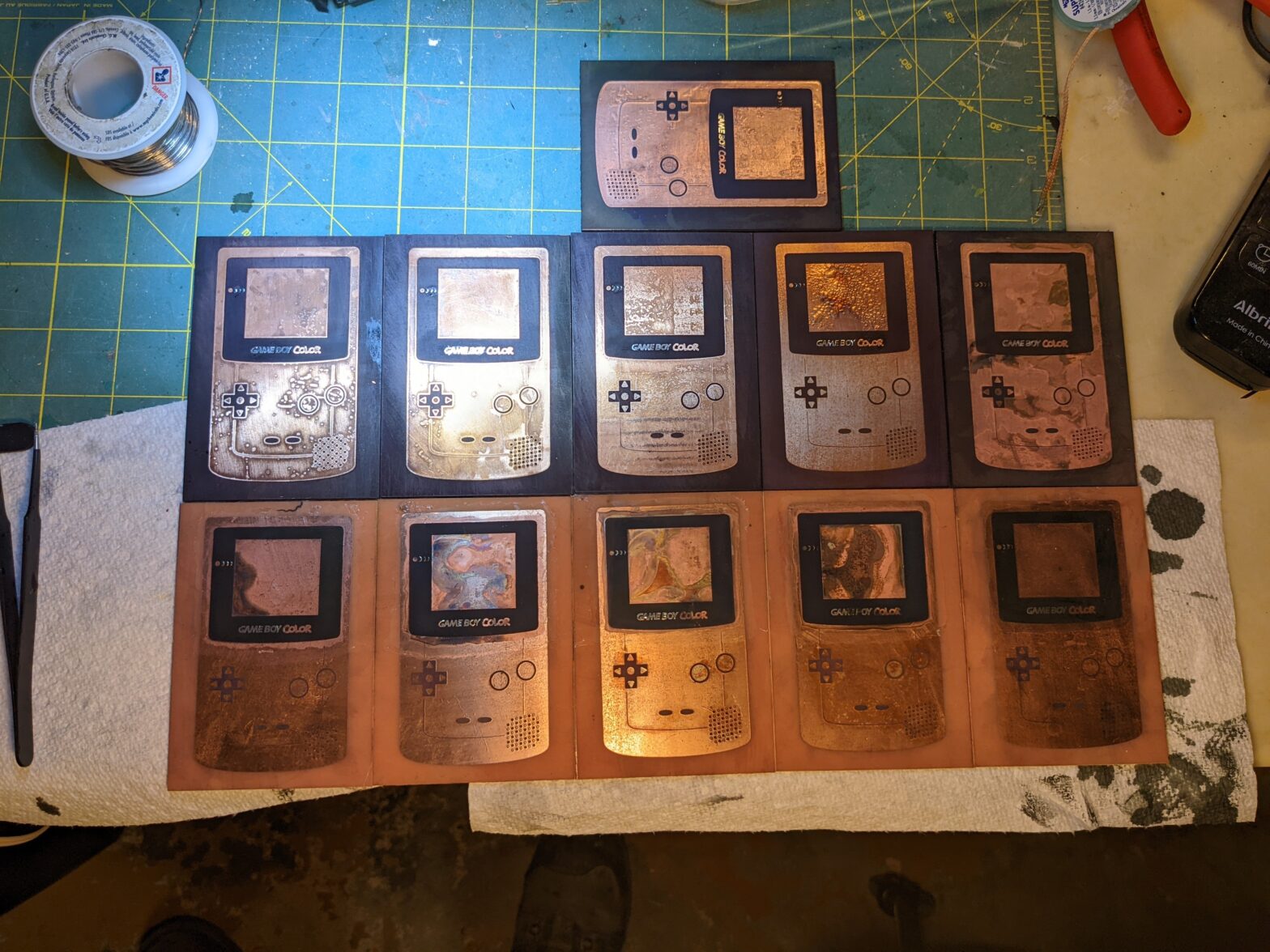 Dyeing PCBs At Home